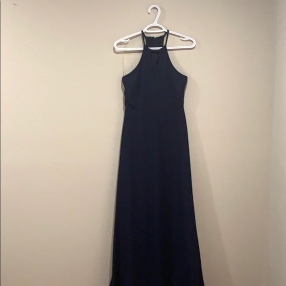 Lulu’s Navy Blue Evening Gown - Women’s Size Small - Picture 5 of 9